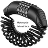 Password Motorcycle Security Helmet Wire Lock Portable Anti-theft Mtb Electric Road Bike Bicycle Locks