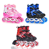 Patin à roulettes réglable pour enfants de 3 tailles avec LED roues clignotantes fille garçon chaussures à roulettes pat