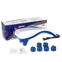 Percussion électrique Vibration Chauffage Rouleau Masseur Portable Dauphin Dos Jambe Taille Soulagement De La Douleur Mu