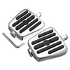 Pieds de montage de pied de motocyclette pour pieds de moto pour Harley Davidson,  chrome