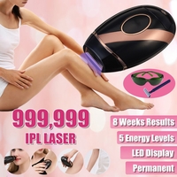 Épilation au Laser à 5 niveaux dénergie LED Instrument daffichage aisselle épilateur de cheveux à lèvres épila