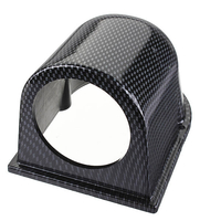 Pilier de la fibre de carbone boîtier du compteur jauge unique titulaire pod 52mm