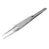 Pince à épiler en titane gris tête pince outils de maintenance professionnelle 0.15mm pince à épiler de précision de bor