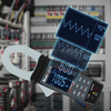 Pince ampèremétrique numérique MUSTOOL MT336 600V True RMS avec affichage de la forme donde AC V / A Multimètre Osc