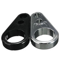 Pince de cadre de guidon de câble daccélérateur dembrayage de frein de 1 pouce 25mm pour Harley