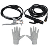 Pince de masse + pinces à souder + paire de gants pour machine à souder électrique ZX7-250 220 V