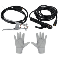 Pince de masse + pinces à souder + paire de gants pour machine à souder électrique ZX7-250 220 V