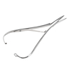 Pince de porte-aiguille dentaire en acier inoxydable 14cm Forceps orthodontie dentiste pince à épiler