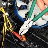 Pince diagonale AIRAJ 5/6/7 pouces pince à dénuder en acier au Chrome Vanadium outil à main de réparation de Circuit à c