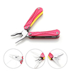 Pince pliante multifonction 9 en 1 XANES® Ouvre-bouteille EDC Pince multi-outils de poche tranchante Lame de scie Coutea