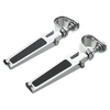 Pince universelle de chrome de moto de 1inch 1-1 / 4inch sur des repose-pieds pour Haley / Honda
