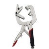 Pince Vigorous 2-en-1 Pince à trous diagonaux Verrouillage C-Clamp avec grands V-Pads