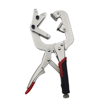 Pince Vigorous 2-en-1 Pince à trous diagonaux Verrouillage C-Clamp avec grands V-Pads