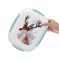 Pique-nique extérieur Bento Box En Acier Inoxydable Thermal Food Container Boîte à déjeuner 3/4 Grille Japon Couleur Mod