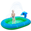 Piscine gonflable de jeu de gazon de jeu de jet deau de dauphin