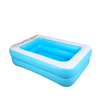 Piscine gonflable rectangulaire épaissir la pataugeoire en PVC baignoire piscine dété extérieure pour les enfants
