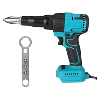 Pistolets à rivets électriques sans fil 2.4-4.8mm avec lumière LED pour Makita 18V Batterie