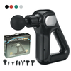 Pistolets de massage portables LCD Affichage 12 niveaux 8 têtes Réglable 8000r/m Percussion des tissus profonds Masseur