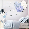Pivoine fleur Blossom Wall Sticker Art pépinière salon chambre décor à la maison décalque décorations murales