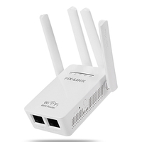 PIXLINK Répéteur réseau Wifi Extender Quatre antennes Aignal Amplificateur 300M Routeur Extender Wifi Répéteur Internet