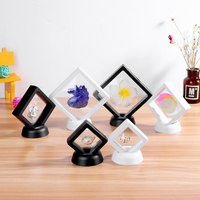Place 3D Album Flottant Porte-cadre Boîte à bijoux Présentoir de bijoux avec support