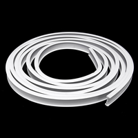 Plafond flexible de rail de voie de rideaux de 4M monté pour le balcon droit de fenêtre de glissière