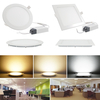 Plafonnier ultra mince 9W rond éconergétique LED