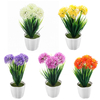 Plantes à feuilles vertes artificielles hortensia Pot en plastique décor de jardin à la maison