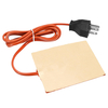 Plaque chauffante en silicone 120W 110V 11X9cm pour le chauffage de réservoir de moteur de voiture