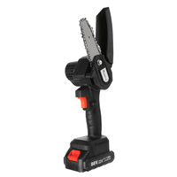 Plaque de guidage 110 / 220V Longueur 4 pouces scie à chaîne électrique Rechargeable sans fil coupe-bois Portable pour l