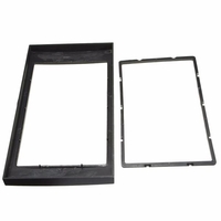 Plaque de panneau stéréo de voiture fascia 2DIN adaptateur de panneau pour 06 sur transit ford focus