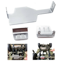 Plaque de protection de châssis en métal améliorée pour pièces de rechange de véhicules de voiture FMS Willis 1/12 RC