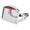 Plaque dimmatriculation de motocyclette LED Soutien-gorge de suspension latérale horizontale arrière pour Harley