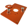 Plaque dinsertion de table de routeur en aluminium de plaque de retournement de machine de coupe de 300 mm avec bag