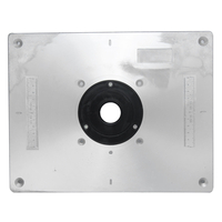 Plaque dinsertion en aluminium de table de routeur 235 mm x 300 mm x 8 mm pour les bancs de travail du bois