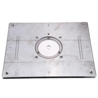 Plaque en aluminium dinsertion de Tableau de routeur de 235x300x8mm pour la machine de gravure de travail du bois
