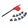 Plaquettes de carbure 11ER A60 10 pièces