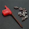 Plaquettes en carbure pour sdjcr1010h07 tournant porte-outil DCMT0702 EM YBC205 10pcs