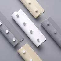 Plastique 4 Crochets Rack De Stockage Cintre En Tissu Salle De Bain Articles De Cuisine Ustensiles Titulaire Organisateu