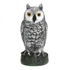 Plastique permanent faux hibou chasse leurre dissuasif effaroucheur répulsif décor de jardin