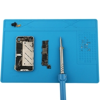 Plate-forme de maintenance de tapis de bureau disolation thermique de protection de silicone de 31x21cm pour BGA st