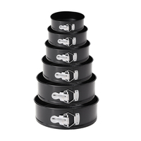 Plateau de moule à gâteau rond bricolage enduit étain Bakeware lâche base inférieure taille 6