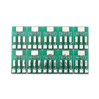 Plateau en étain pour circuit imprimé 2, 54 mm pour carte adaptateur de transfert de patch SOT89 / SOT223 à SIP