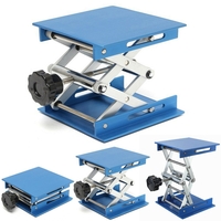 Plates-formes élévatrices en aluminium de 4 pouces support ciseaux laboratoire-levage oxyde laboratoire Jack support cis