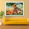 Plein forage chien chat 5D diamant peintures broderie bricolage point de croix Kit Art outil carlin