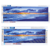 Plein Foret 5D Diamant Peintures Outil Coucher Du Soleil Mer Broderie Toile Accueil Art DIY Décorations