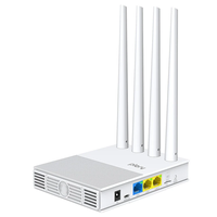 PLERY R623 4G LTE Router Wireless 300Mbps Fast Wired and Wireless Connections Support Micro SIM Card Slot WiFi Routers w