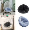 Pliable Suspendu Balançoire Hamac Chaise Coussins Siège Coussin Rotin Chaise En Peluche Dos Oreiller Maison Bureau Meubl