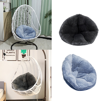 Pliable Suspendu Balançoire Hamac Chaise Coussins Siège Coussin Rotin Chaise En Peluche Dos Oreiller Maison Bureau Meubl