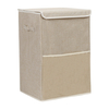 Pliant ménage grande capacité lavable résistant à lhumidité coton et lin vêtements sales jouets panier boîte de ran
